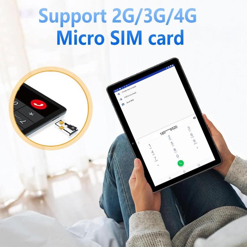 CRELANDER 10.1インチ Androidタブレット 本体 Tablet Crelander 10.1 Android 13 12 GB+512 GB 4G LTE rosa